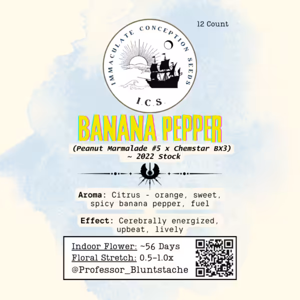 Banana Pepper Seed Packet Banana Pepper Seed Packet