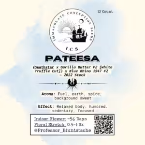 Pateesa Seed Label